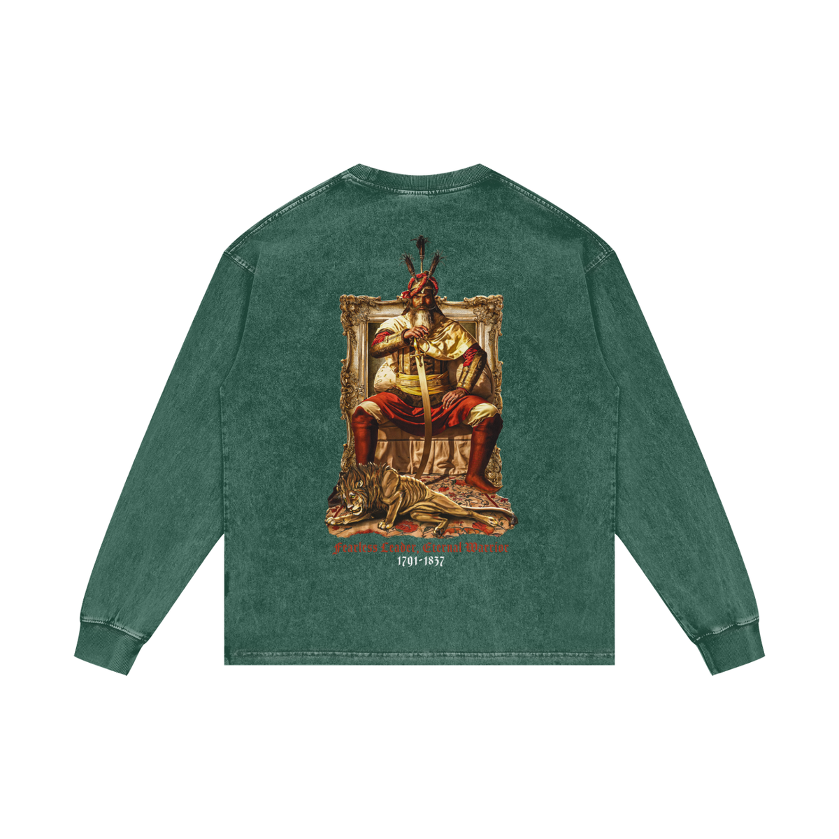 Hari Singh Nalwa | RisenRetro | Acid Wash Oversize Long Sleeve T-Shirt