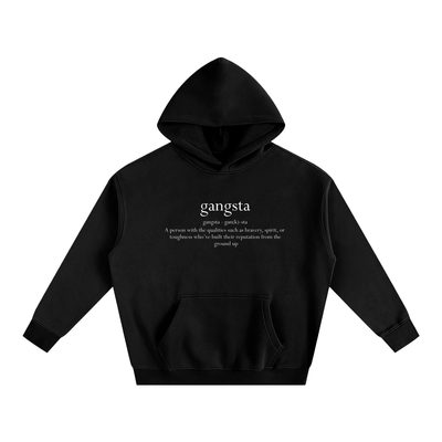 Gangsta Oversize Fleeced Hoodie