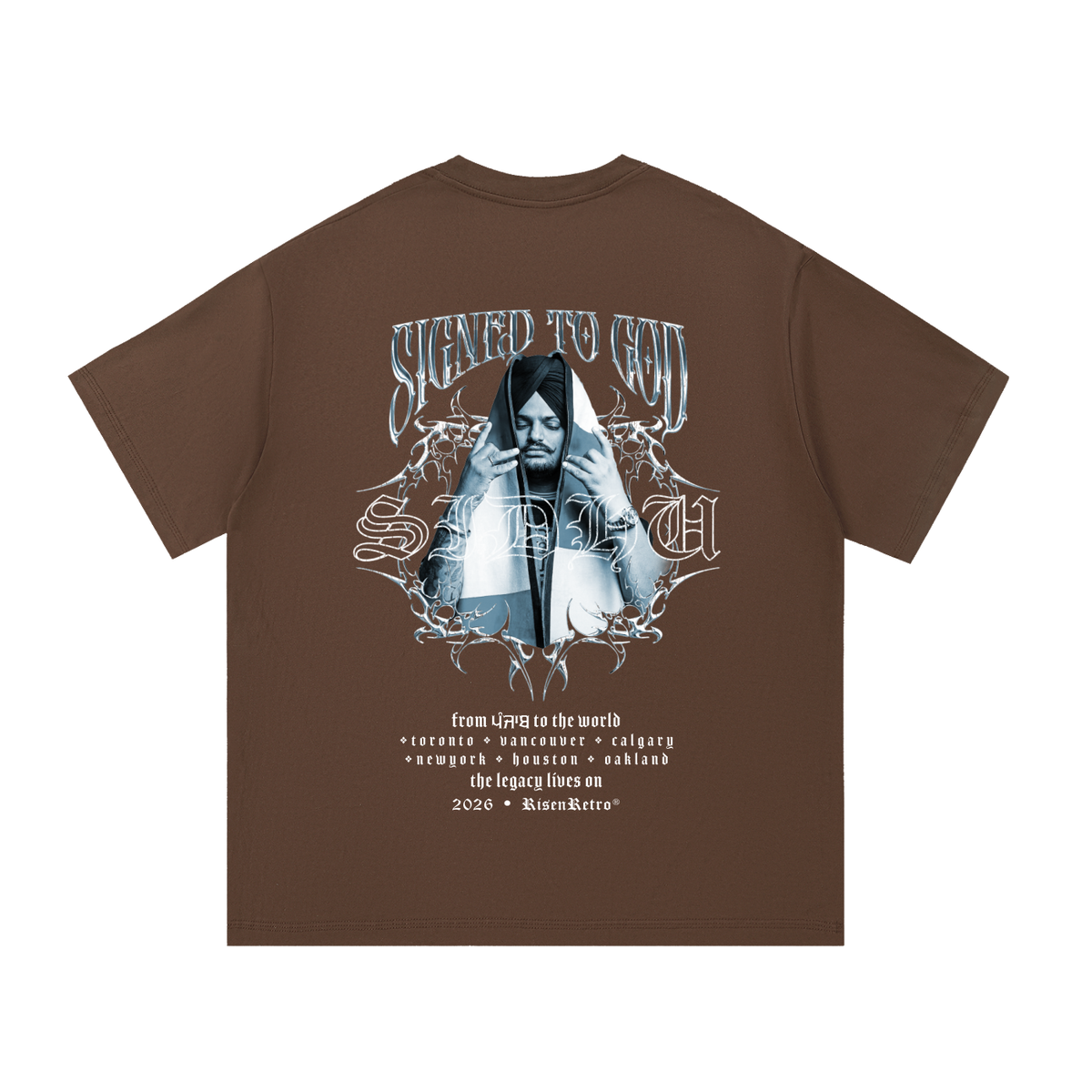 Signed To God | Sidhu Moose Wala | Essential Cotton T-Shirt | RisenRetro