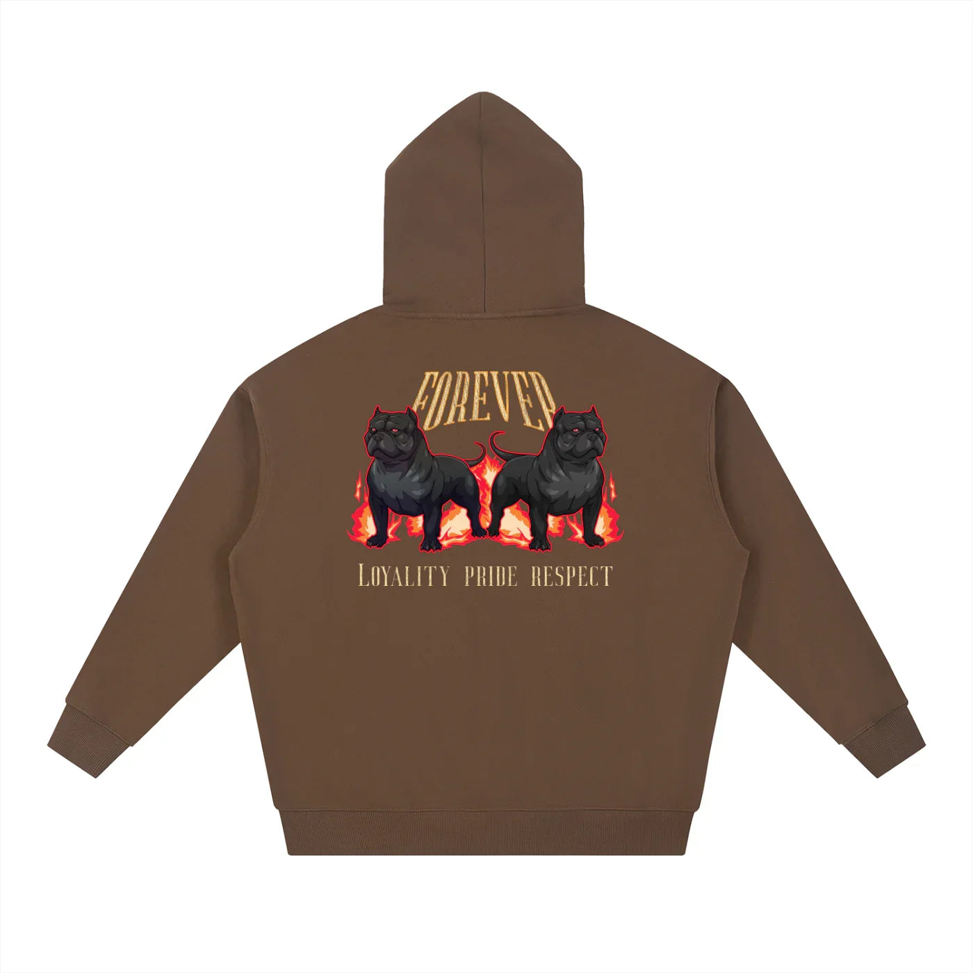 Fierté, loyauté et respect pour toujours X RisenRetro Essential Heavyweight Hoodie