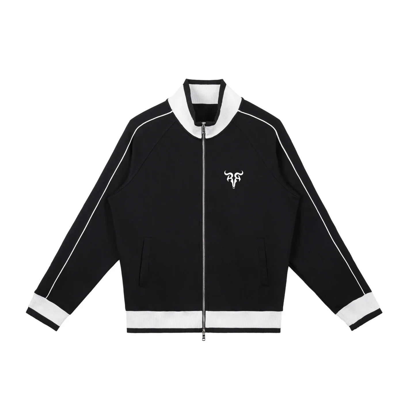 Veste de survêtement Risen Retro à manches raglan et fermeture éclair, color block