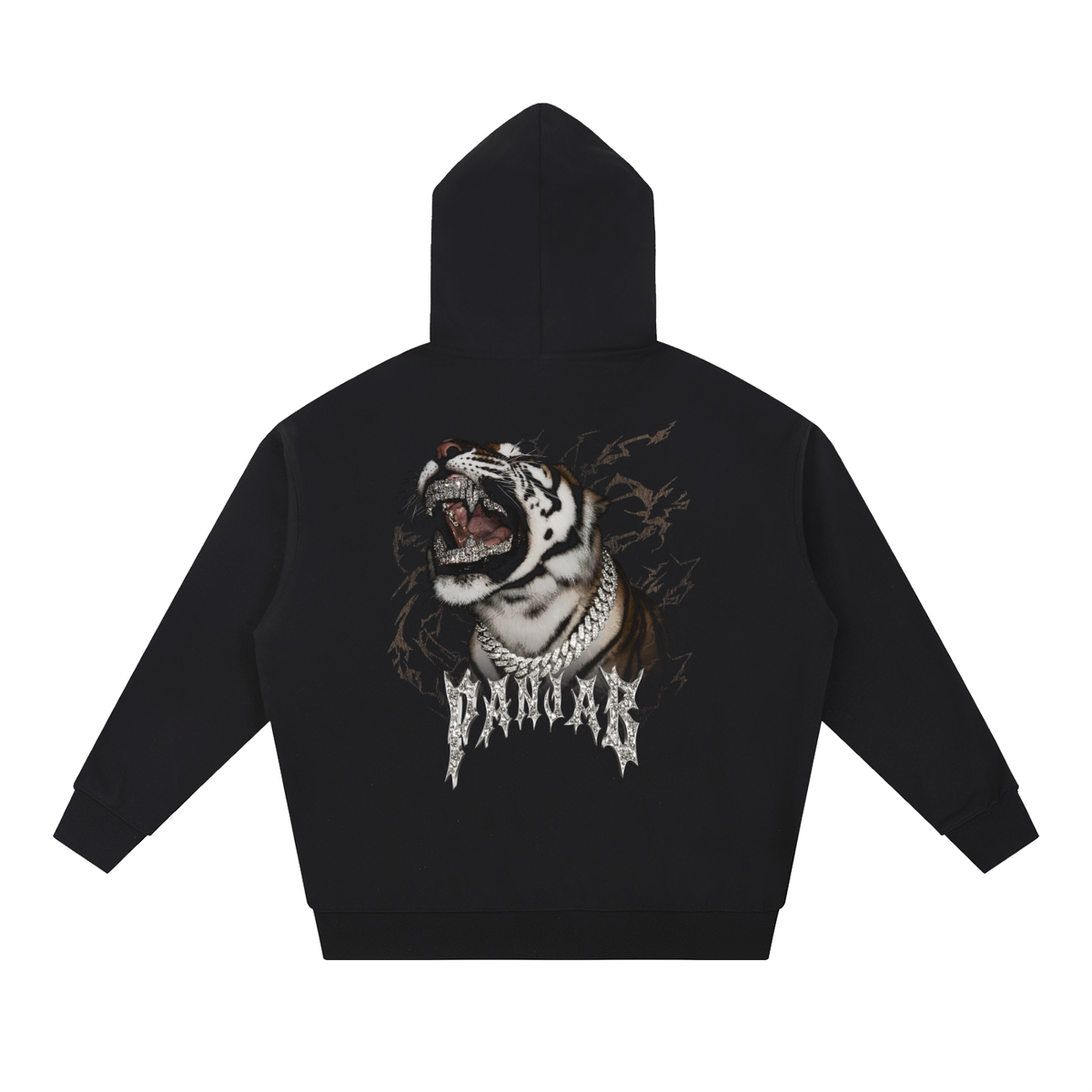 TIGER ROAR PANJAB X RISENRETRO Essential Heavyweight Hoodie