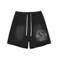 MORNI Sun Fade Raw Edge Cotton Shorts