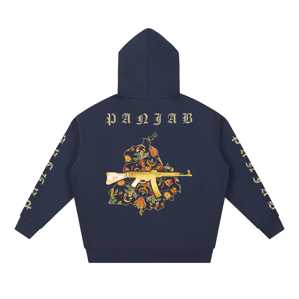 Vintage Panjab | Essential Heavyweight Hoodie | RisenRetro