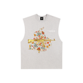 VINTAGE PANJAB | RISENRETRO | Raw Edge Cotton Tank Top