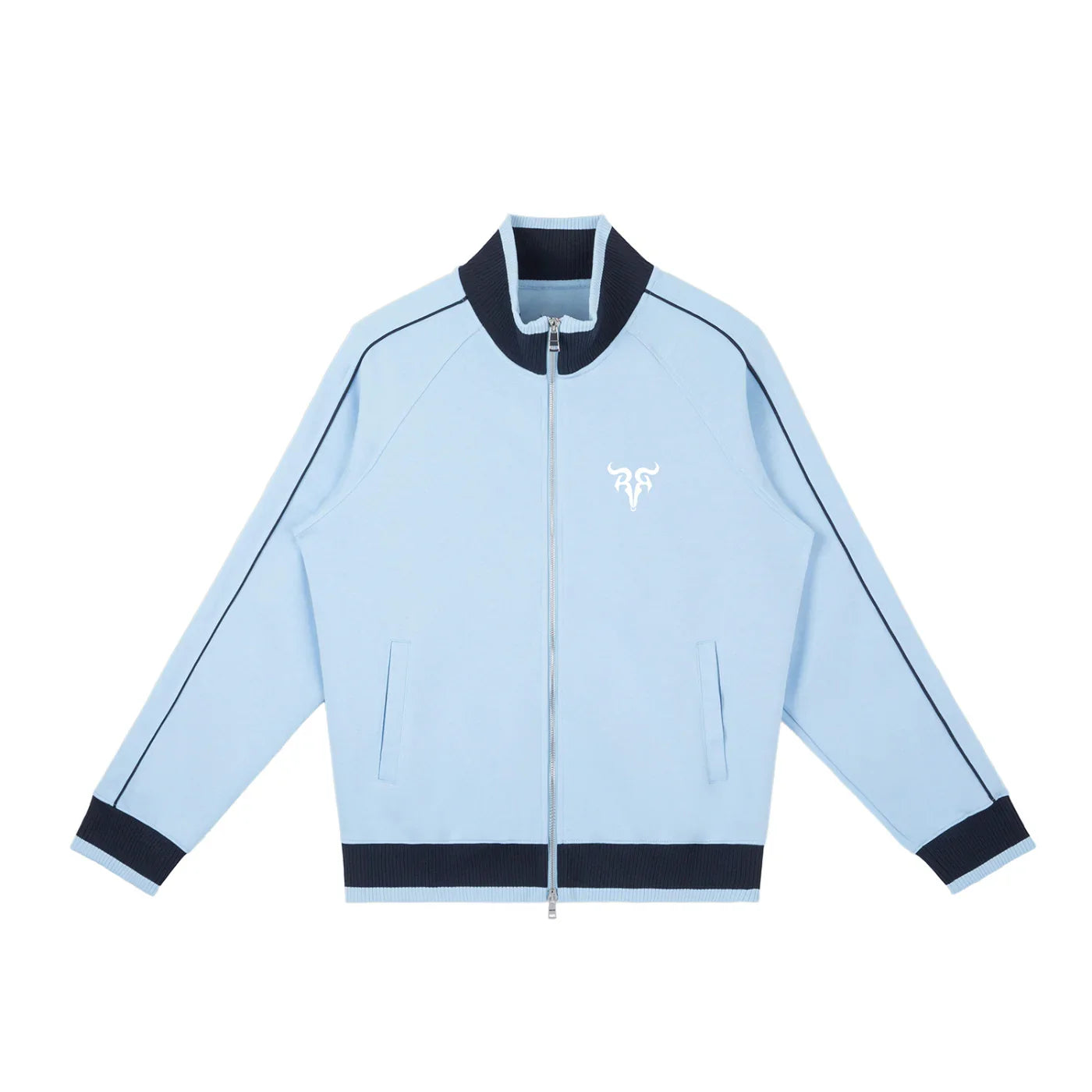 Veste de survêtement Risen Retro à manches raglan et fermeture éclair, color block