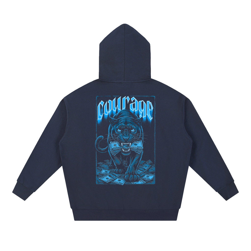Courage  Essential Heavyweight Hoodie | RisenRetro