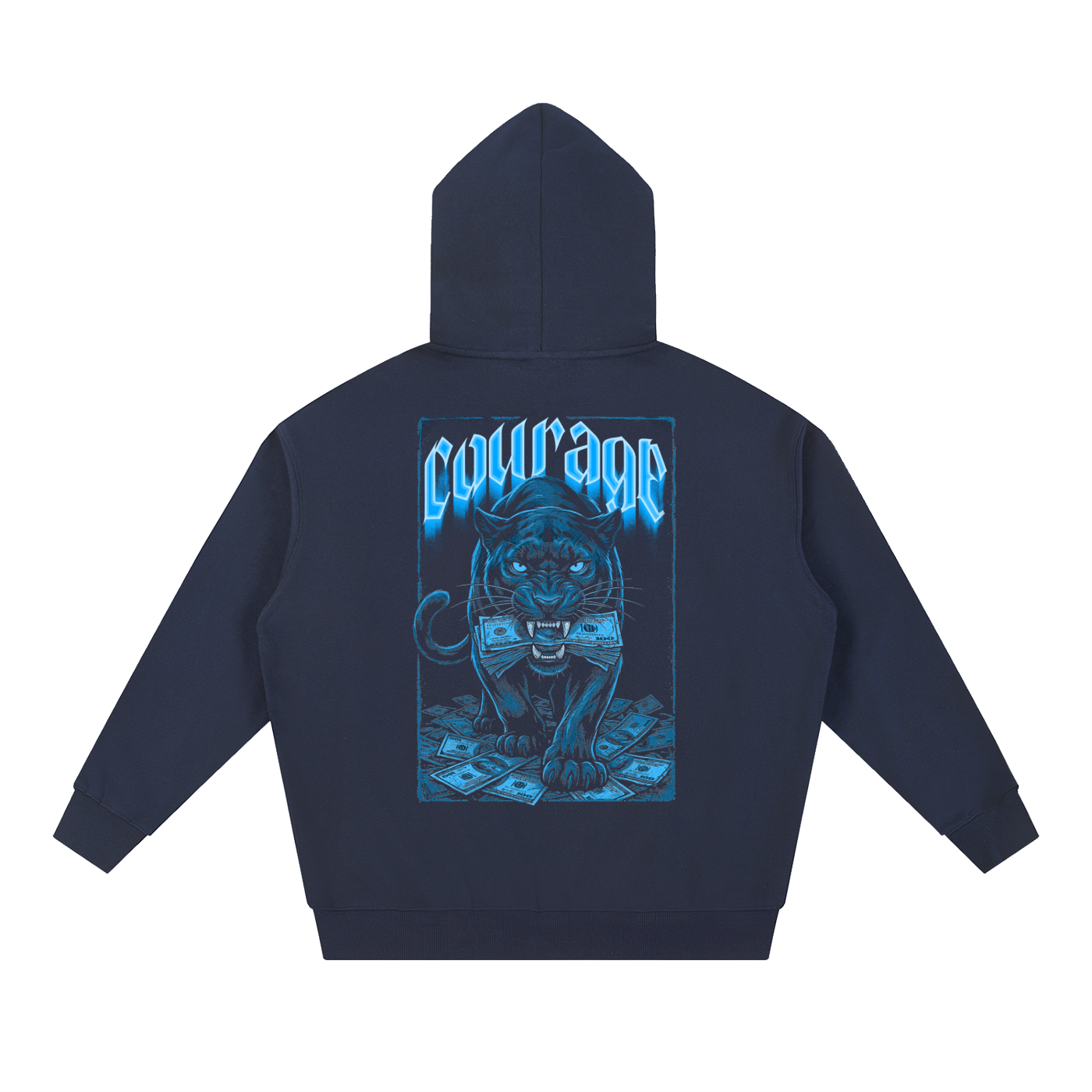 Courage  Essential Heavyweight Hoodie | RisenRetro