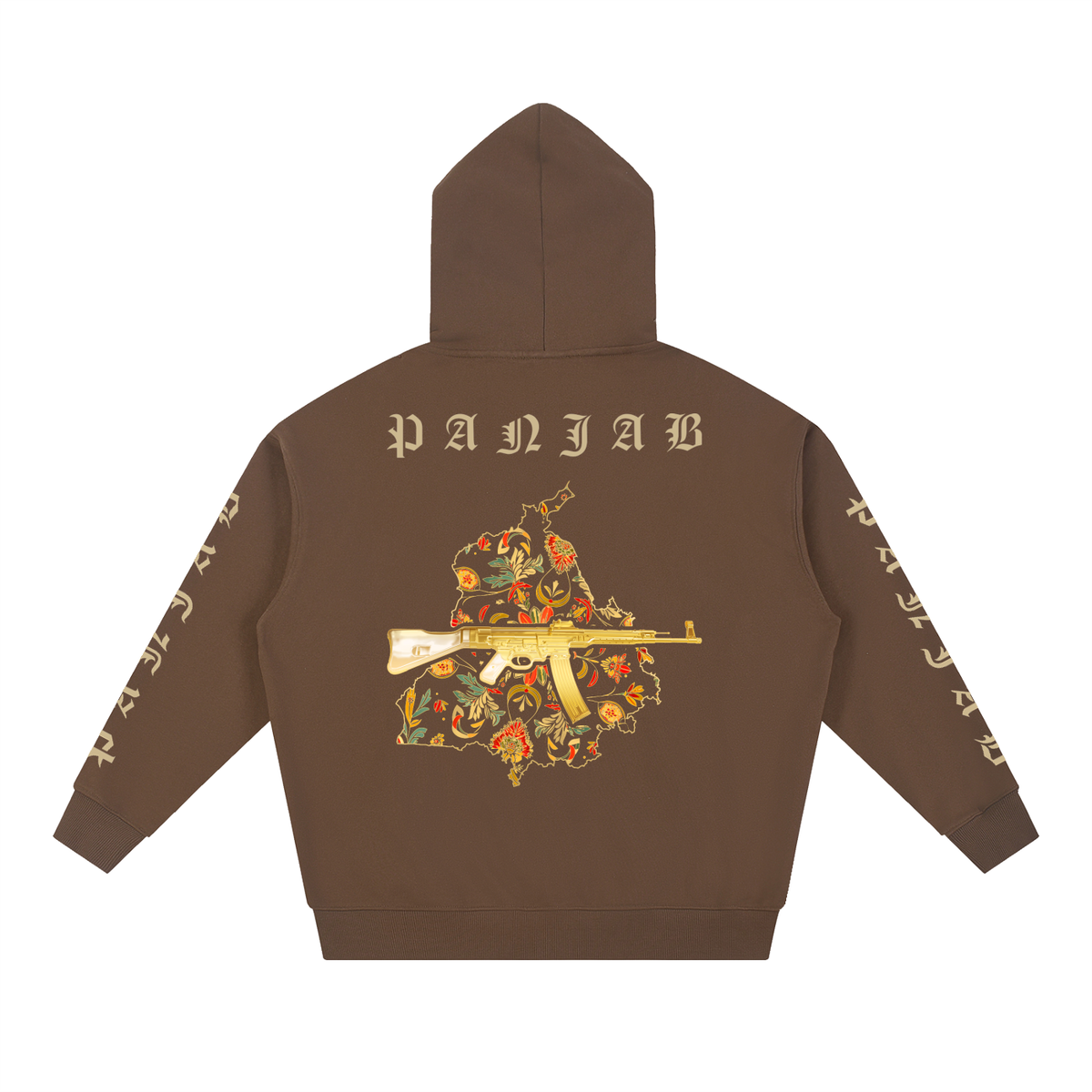 Vintage Panjab | Essential Heavyweight Hoodie | RisenRetro