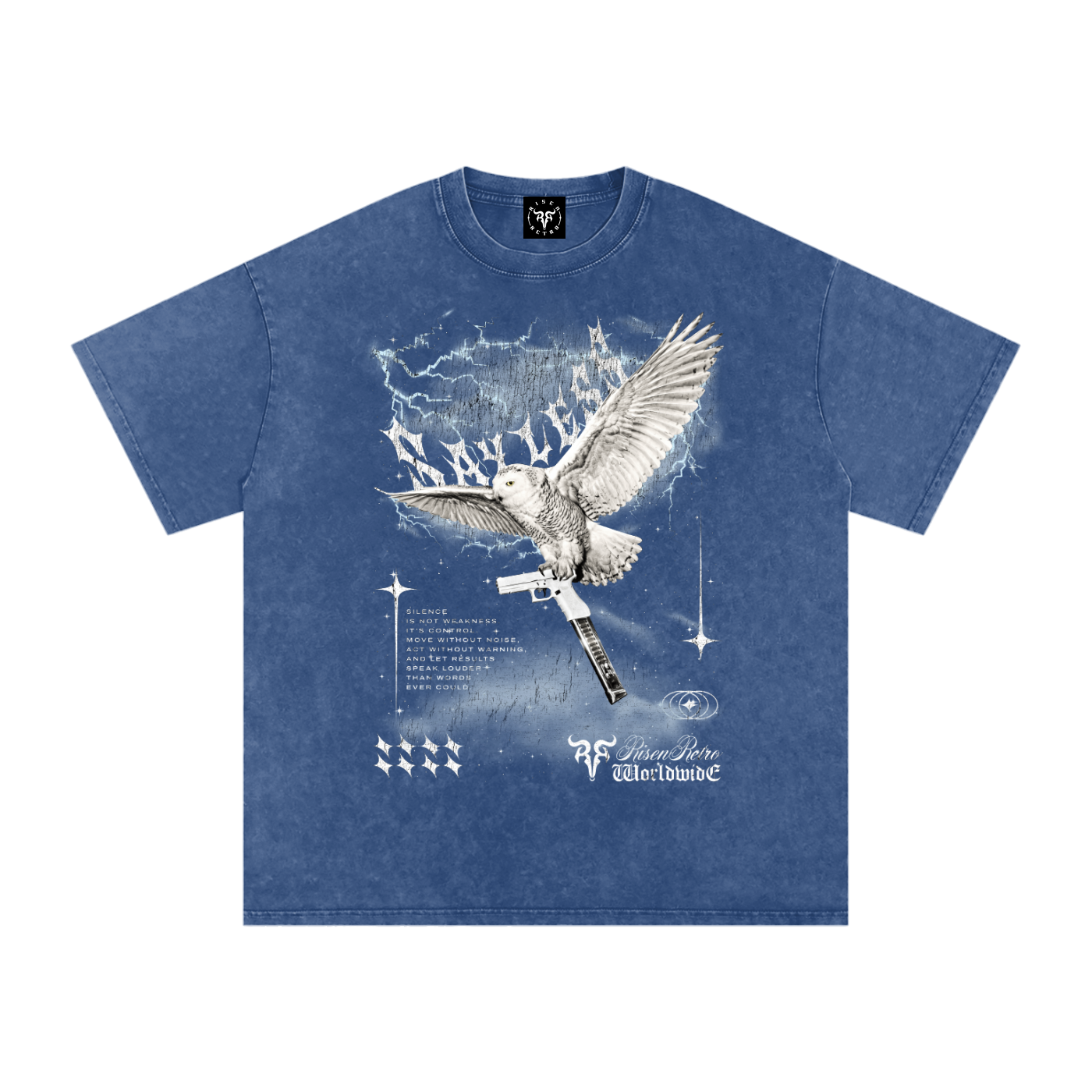 SAYLESS 2 X RisenRetro Snow Washed Oversized Cotton T-Shirt