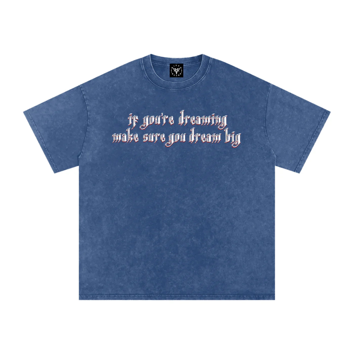 T-shirt oversize en coton délavé « Dream Big »