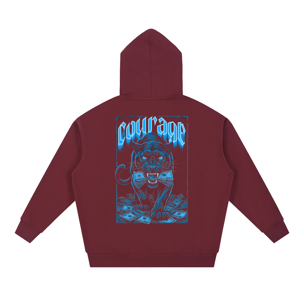 Courage  Essential Heavyweight Hoodie | RisenRetro