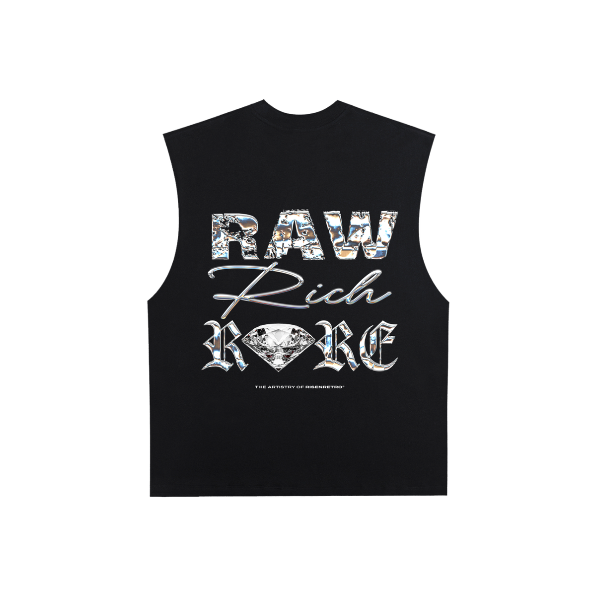 Raw Rich Rare | RisenRetro | Raw Edge Cotton Tank Top