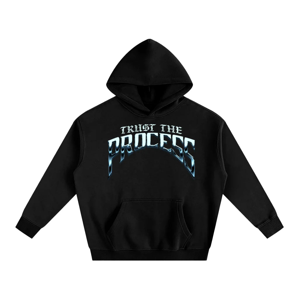Trust The Process X Risen Retro Oversize Fleeced Hoodie