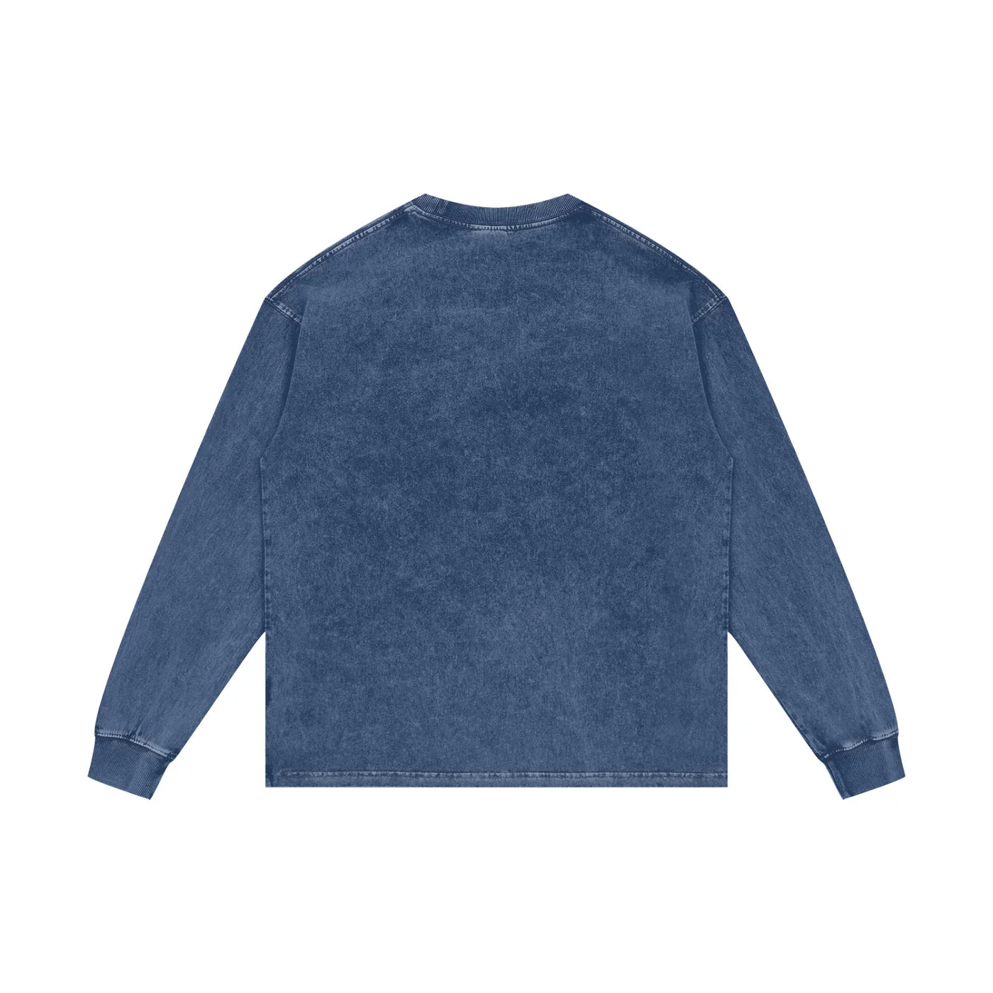 Doberman Rage X Risen Retro Acid Wash Oversize Long Sleeve T-Shirt