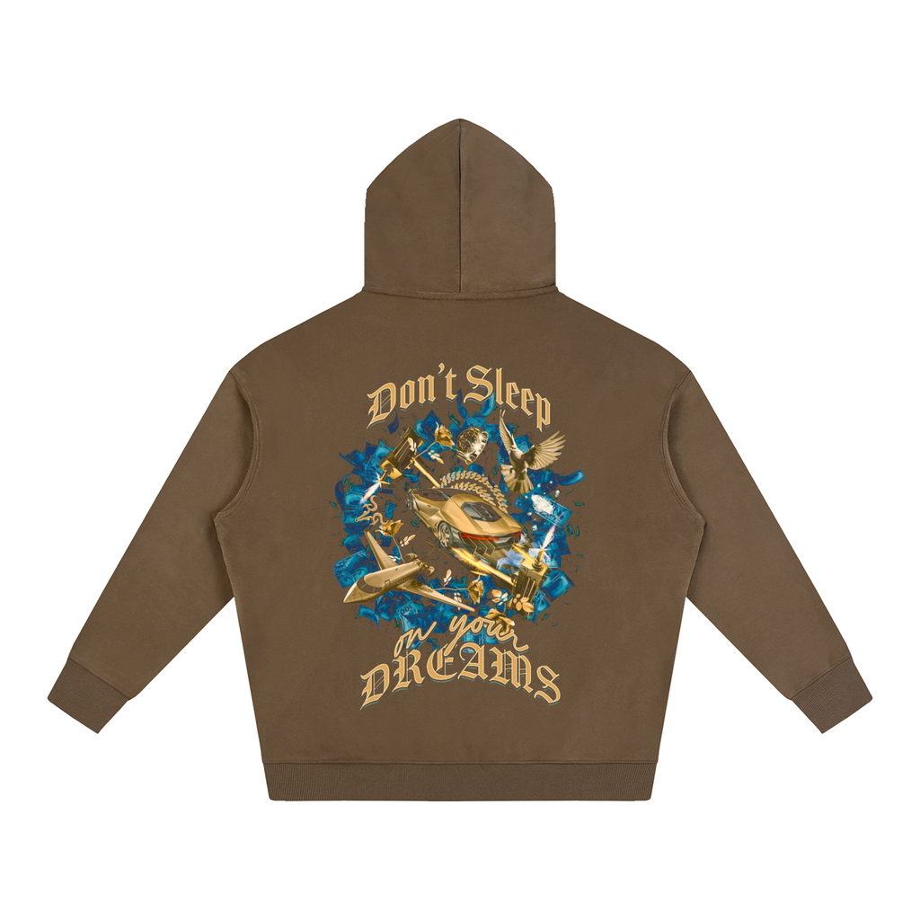 Don't Sleep On Your Dreams X RisenRetro Oversize Fleeced Hoodie