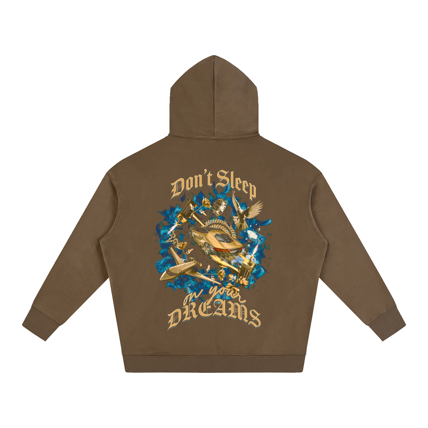 Don't Sleep On Your Dreams X RisenRetro Oversize Fleeced Hoodie