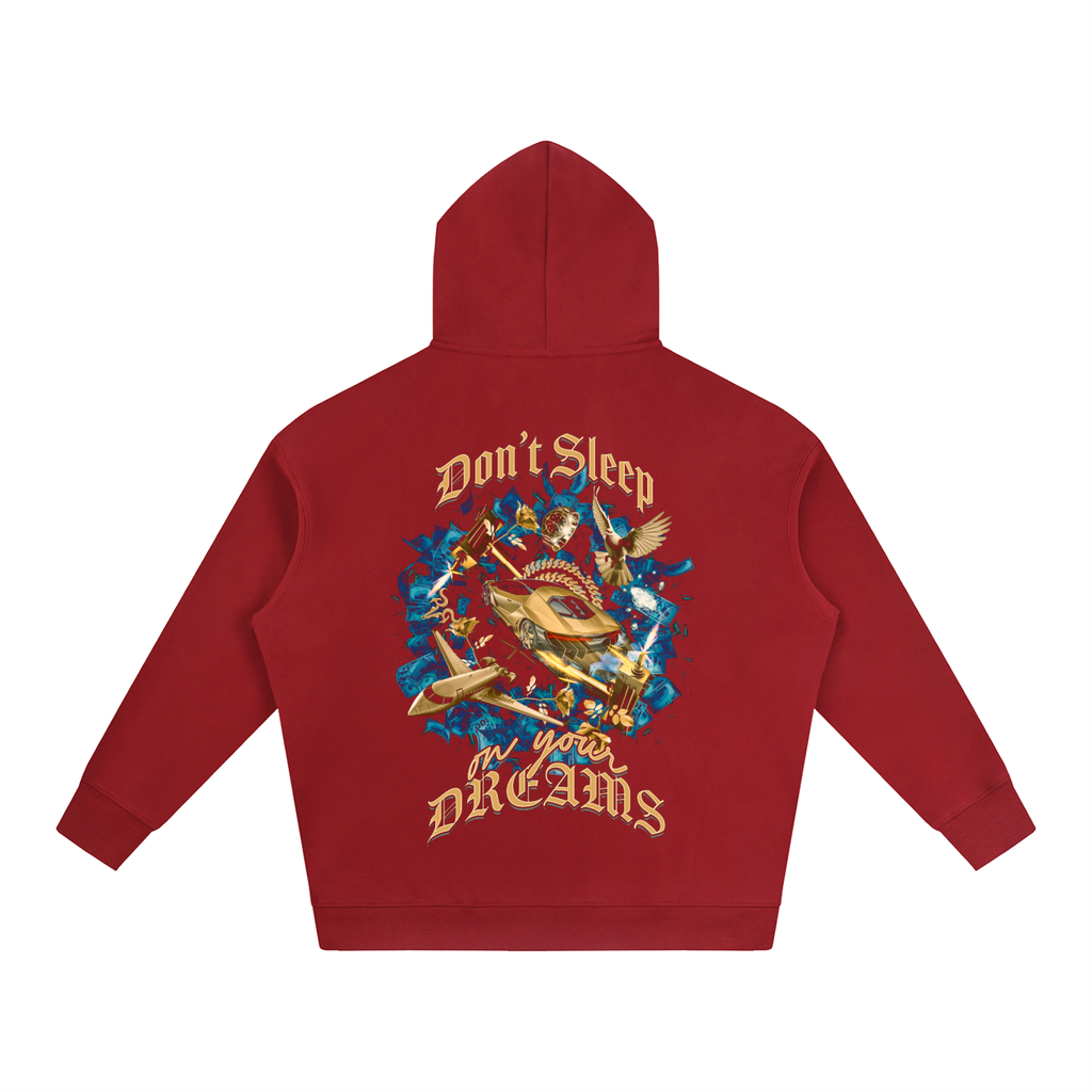 Don't Sleep On Your Dreams X RisenRetro Oversize Fleeced Hoodie