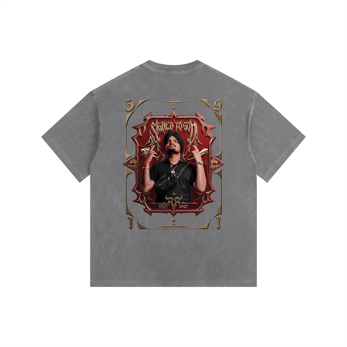 SMW | Signed To God | RisenRetro | Washed PLUS SIZE Cotton T-Shirt