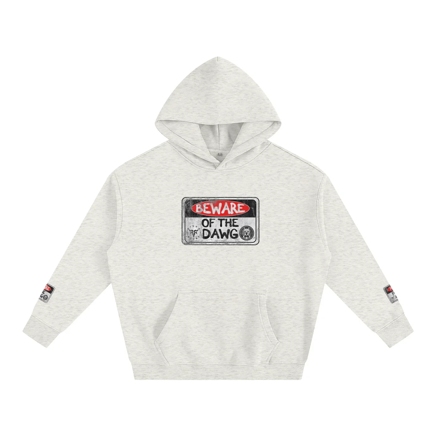 Attention au sweat à capuche oversize en polaire Dawg X RisenRetro