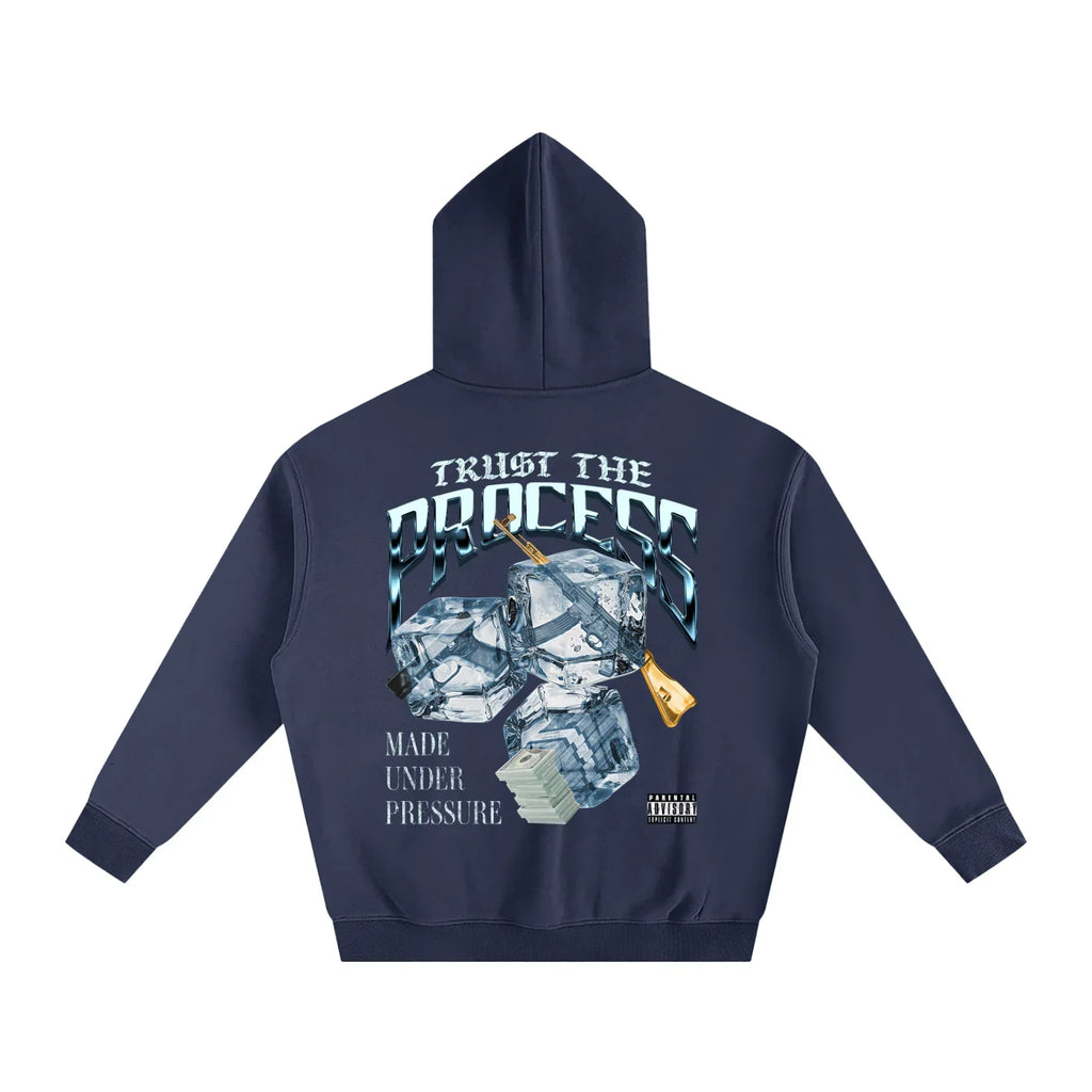 Trust The Process X Risen Retro Oversize Fleeced Hoodie