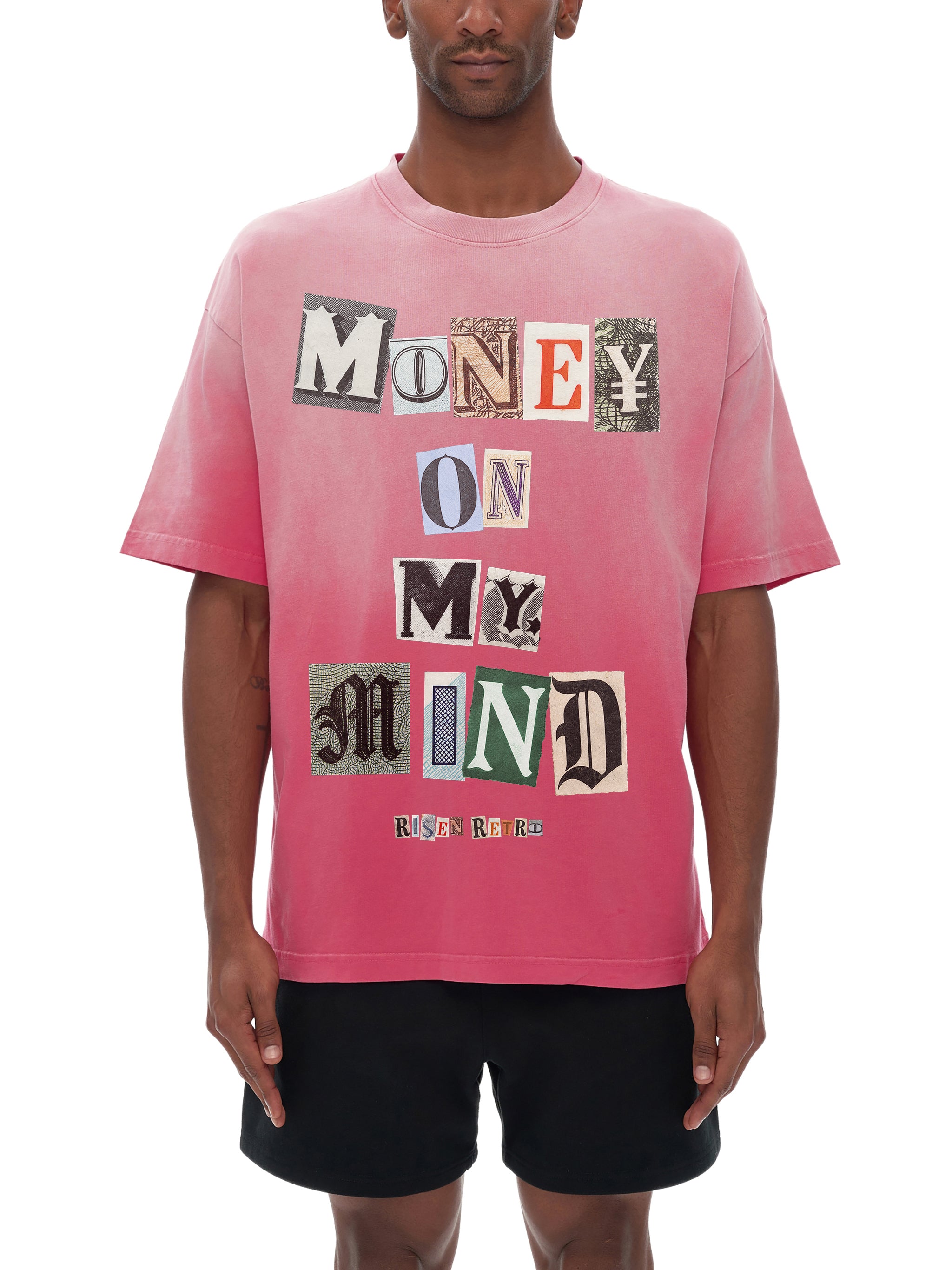 Money on My Mind X RisenRetro Sunfade Edge Gradient T-Shirt