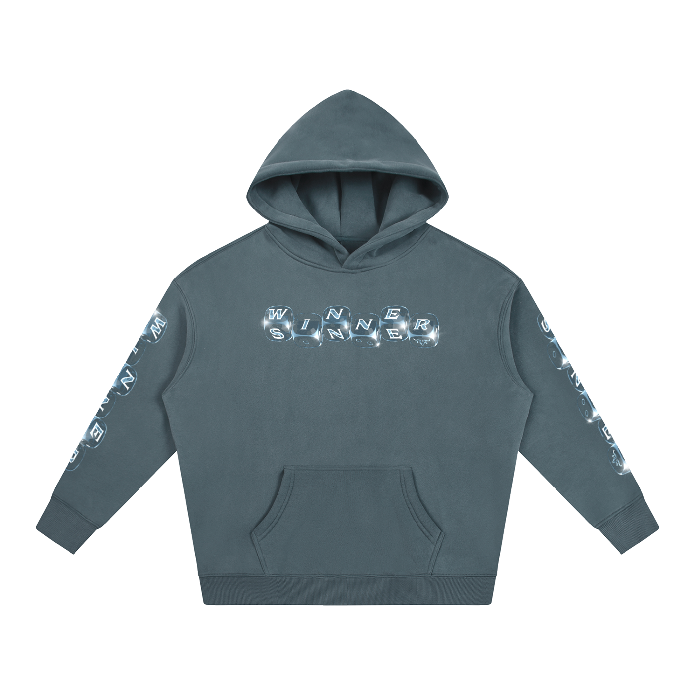 WINNER X SINNER X Risen Retro Oversize Fleeced Hoodie