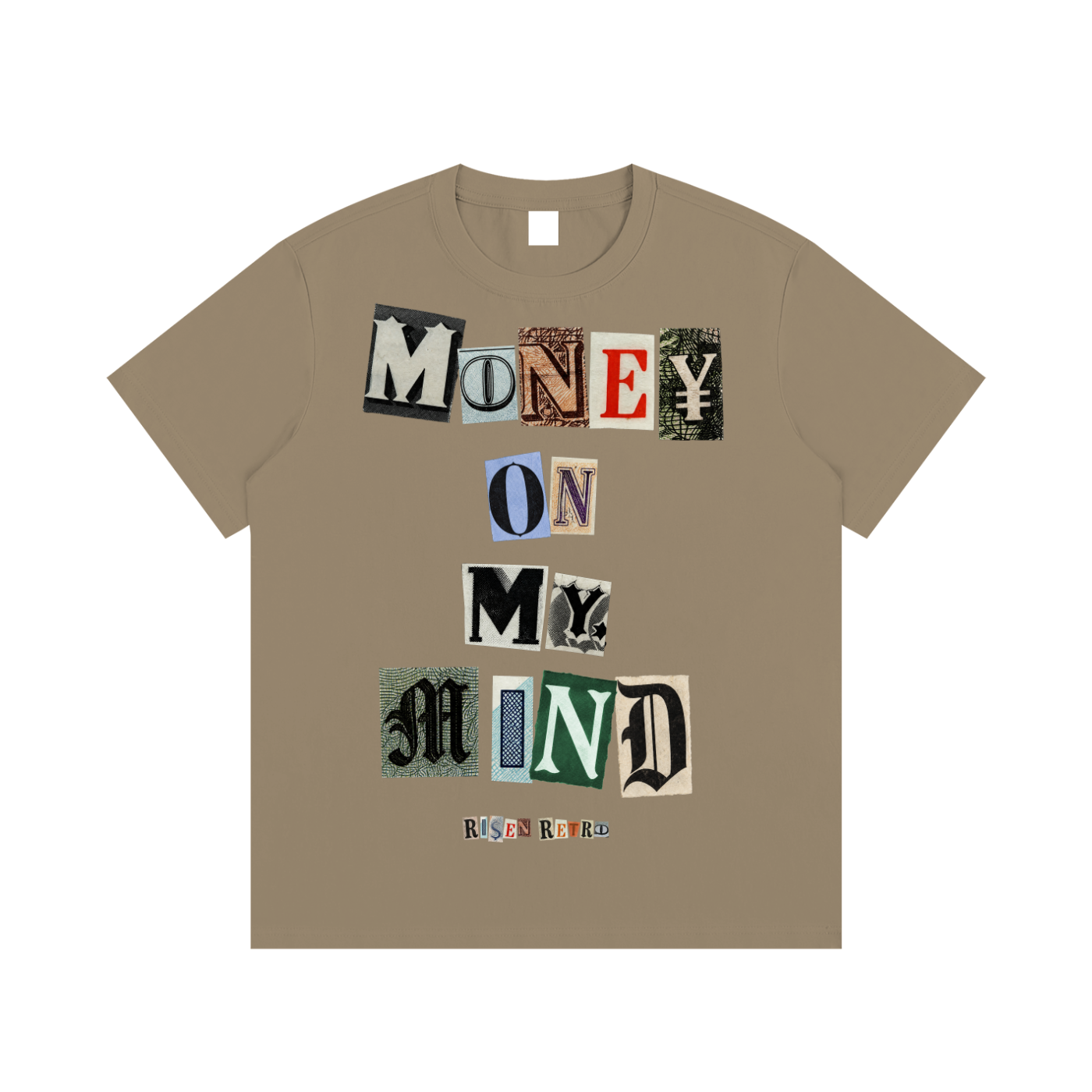 MONEY ON MY MIND X RISEN RETRO Essential Cotton T-Shirt