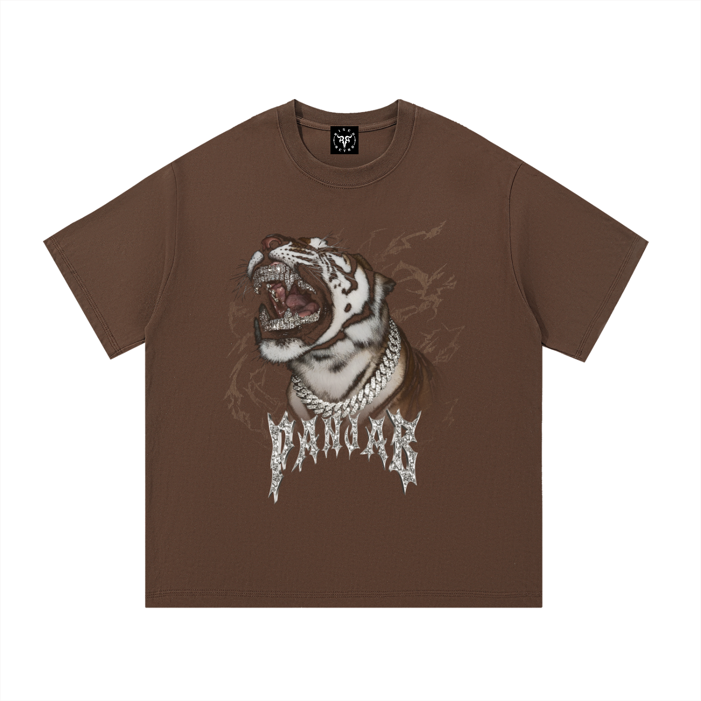 TIGER ROAR V3 X Risen Retro Essential Cotton T-Shirt