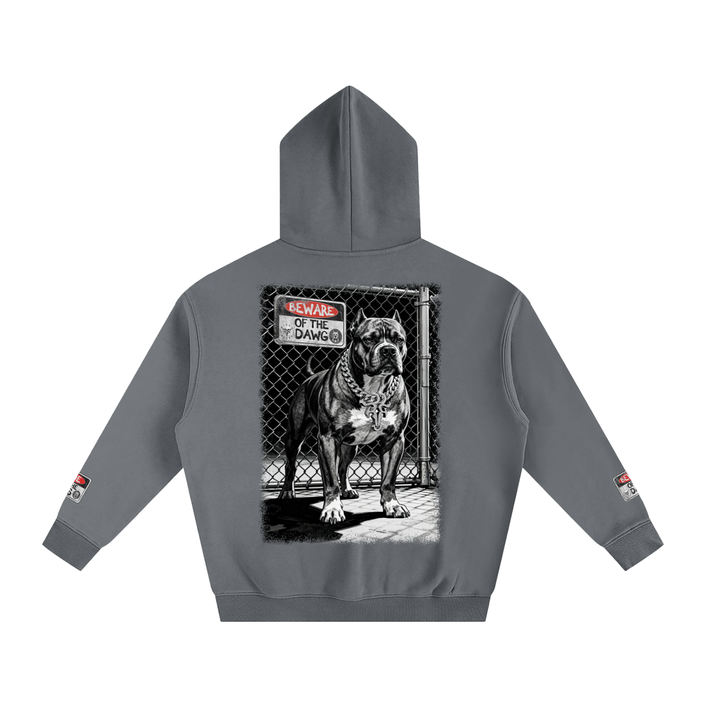 Beware of the Dawg X RisenRetro Oversize Fleeced Hoodie