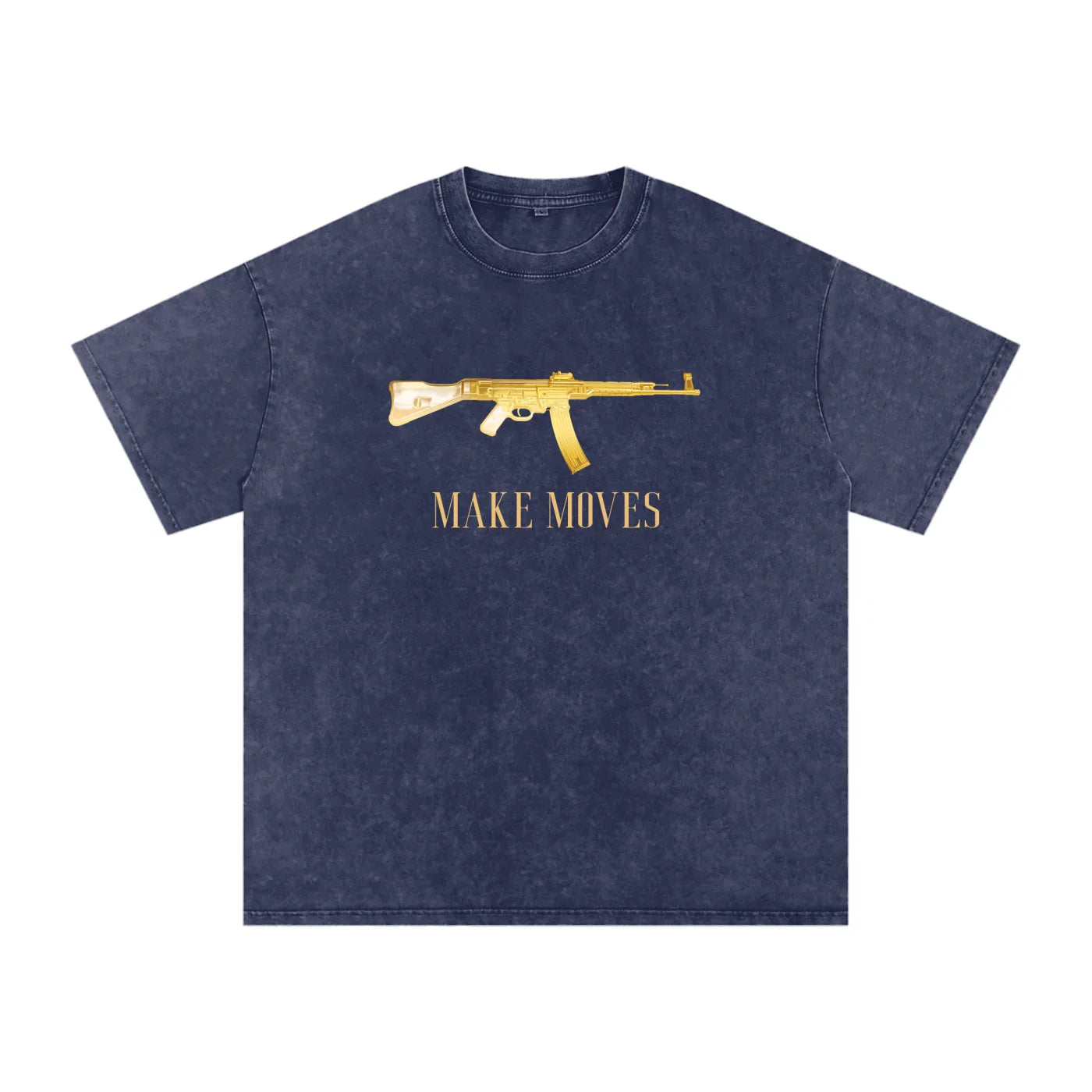 T-shirt oversize en coton délavé à la neige Make Moves 47
