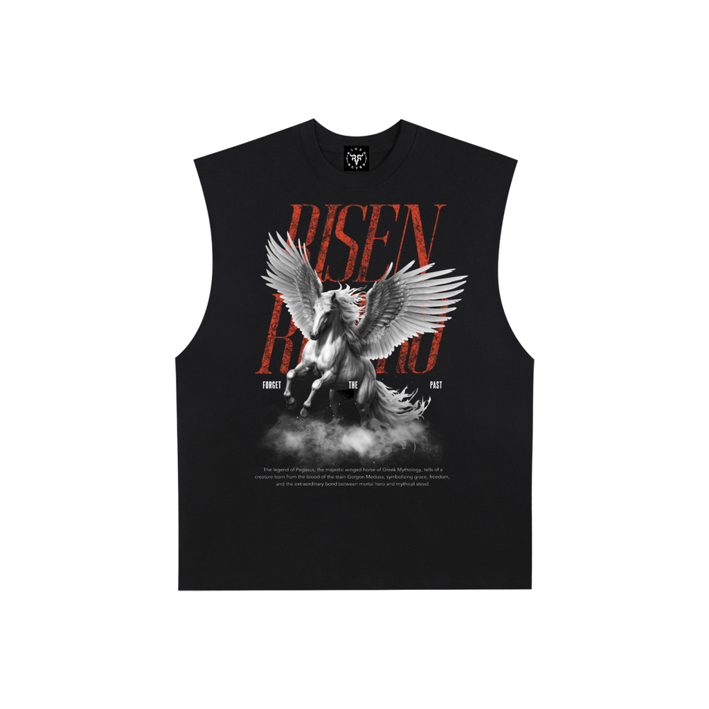 PEGASUS | RisenRetro | Raw Edge Cotton Tank Top