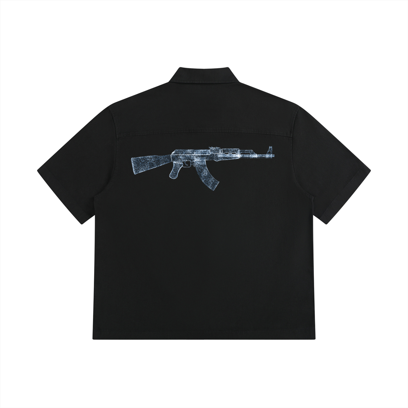 XRAY AK47 X RisenRetro Unisex Boxy Patch Pocket Short Sleeve Shirt