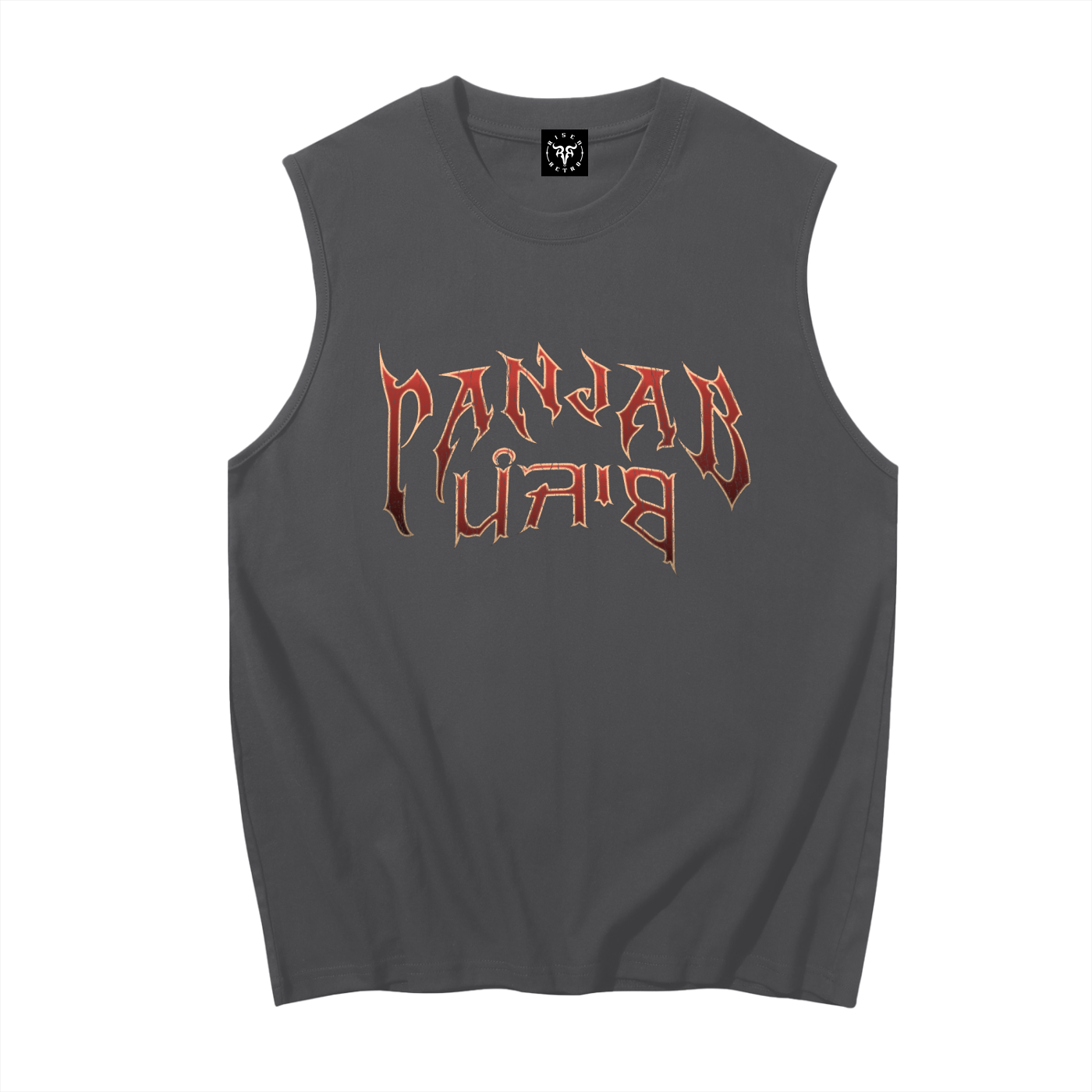 Panjab Bloodline X RisenRetro Men's Sleeveless Cotton Tank Top