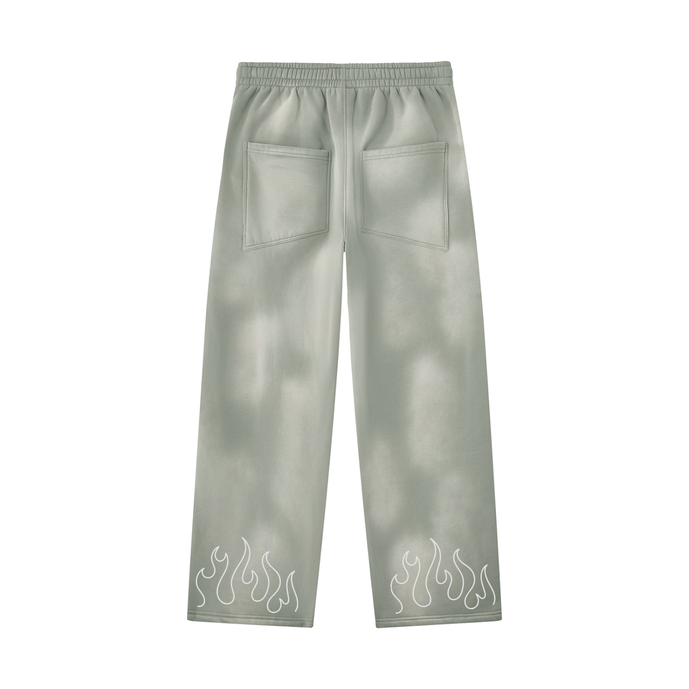 RISENRETRO X Unisex Sunfade Frayed Fleece tracksuit