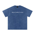 Sher-e-Punjab: Nalwa Edition Snow Washed Oversized Cotton T-Shirt