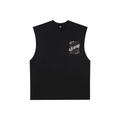 Panjab Tapestry Distressed  | RisenRetro | Raw Edge Cotton Tank Top