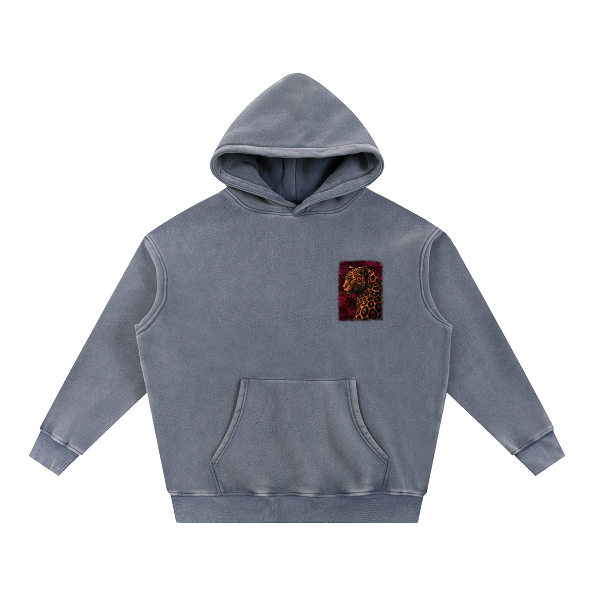 Savage Bloom X RisenRetro Unisex Snow Wash Fleece Oversize Hoodie