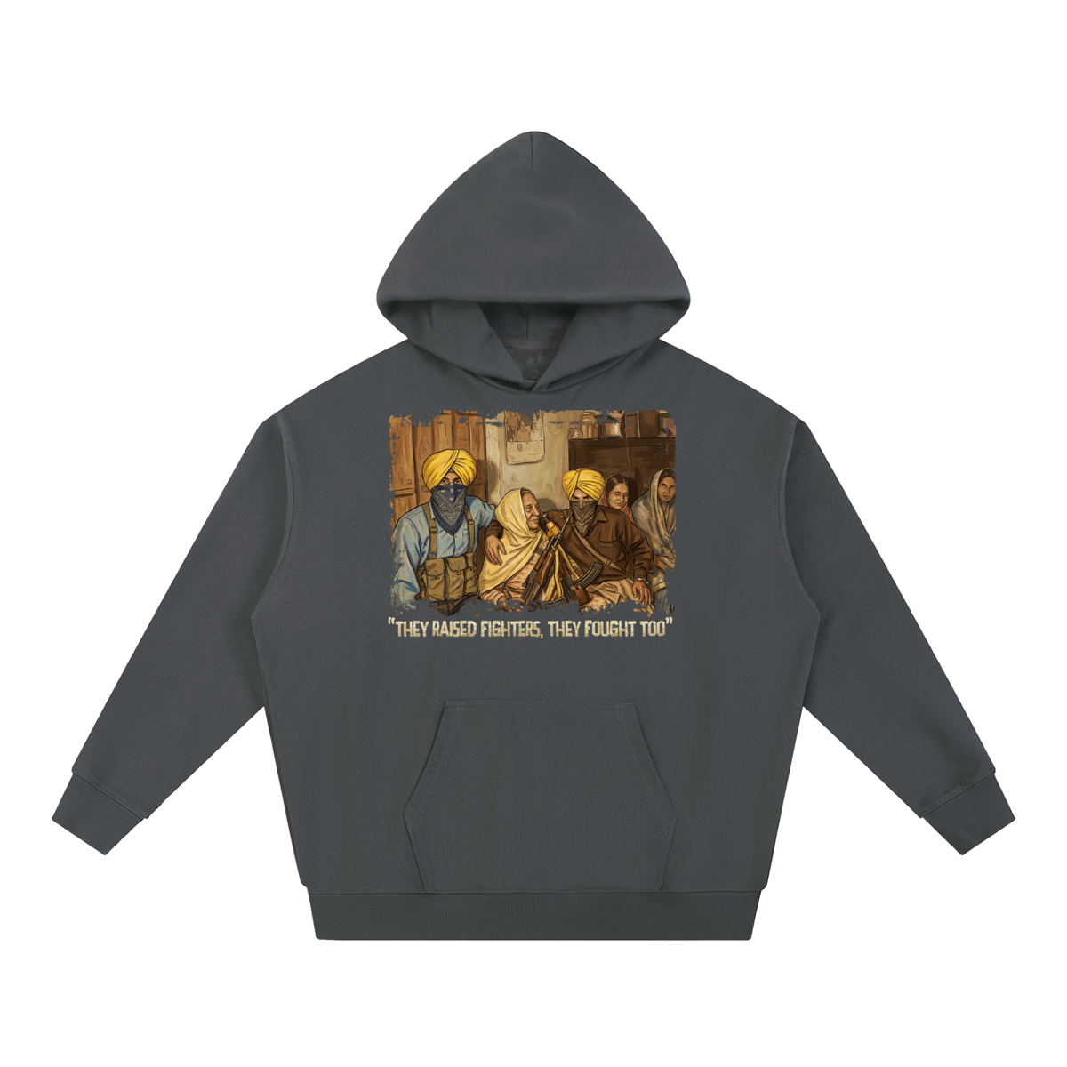 Mothers of Courage Essential Heavyweight Hoodie | Risen Retro
