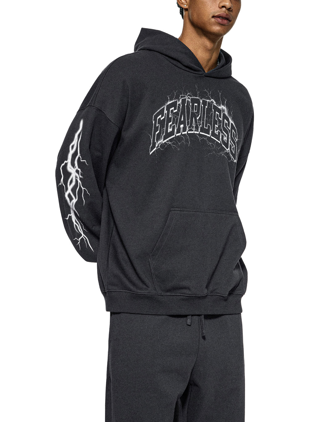 FEARLESS X RISENRETRO DTG Essential Heavyweight Hoodie