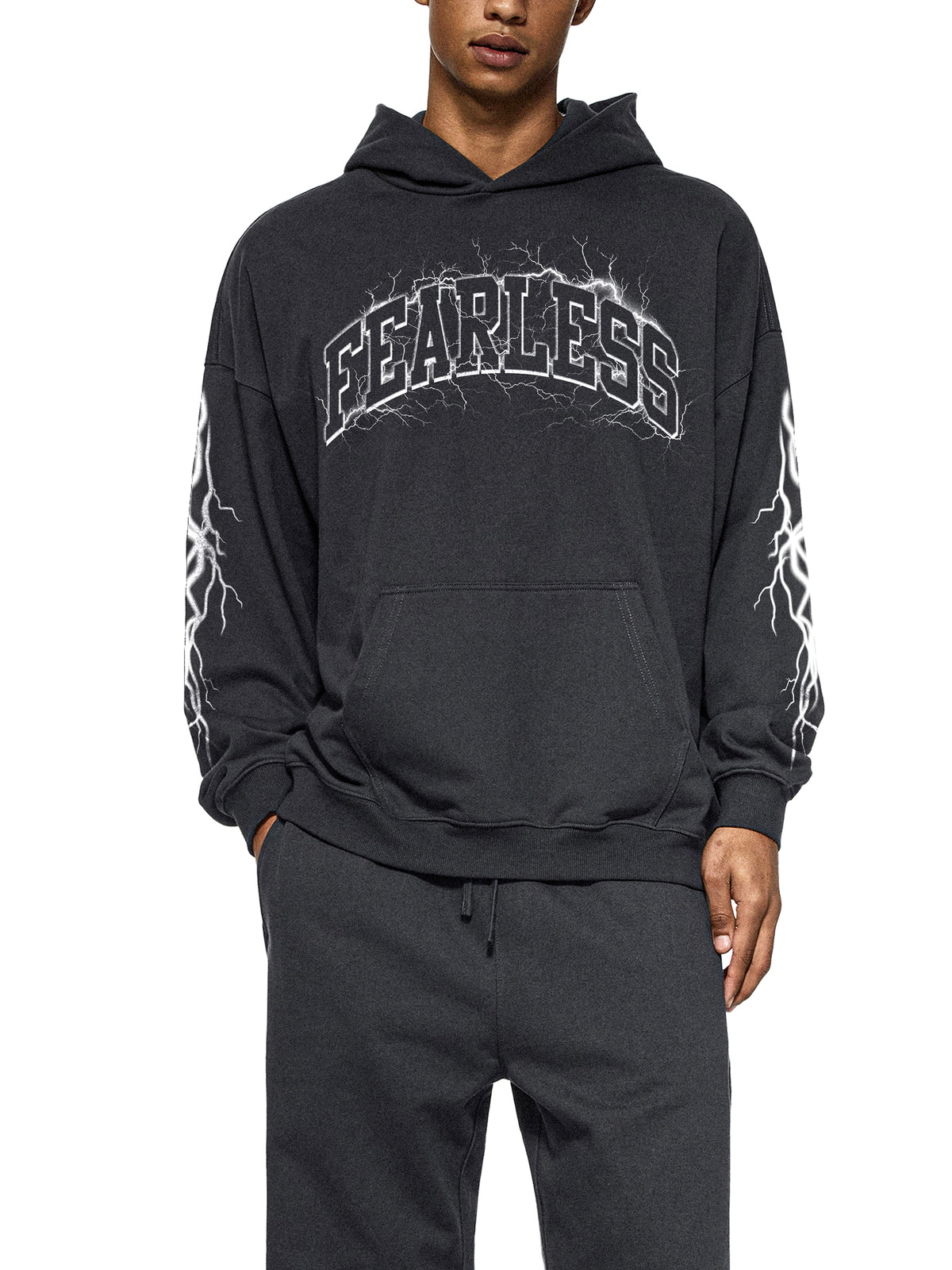 FEARLESS X RISENRETRO DTG Essential Heavyweight Hoodie