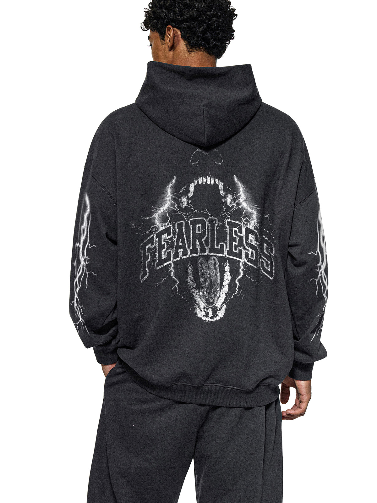 FEARLESS X RISENRETRO DTG Essential Heavyweight Hoodie