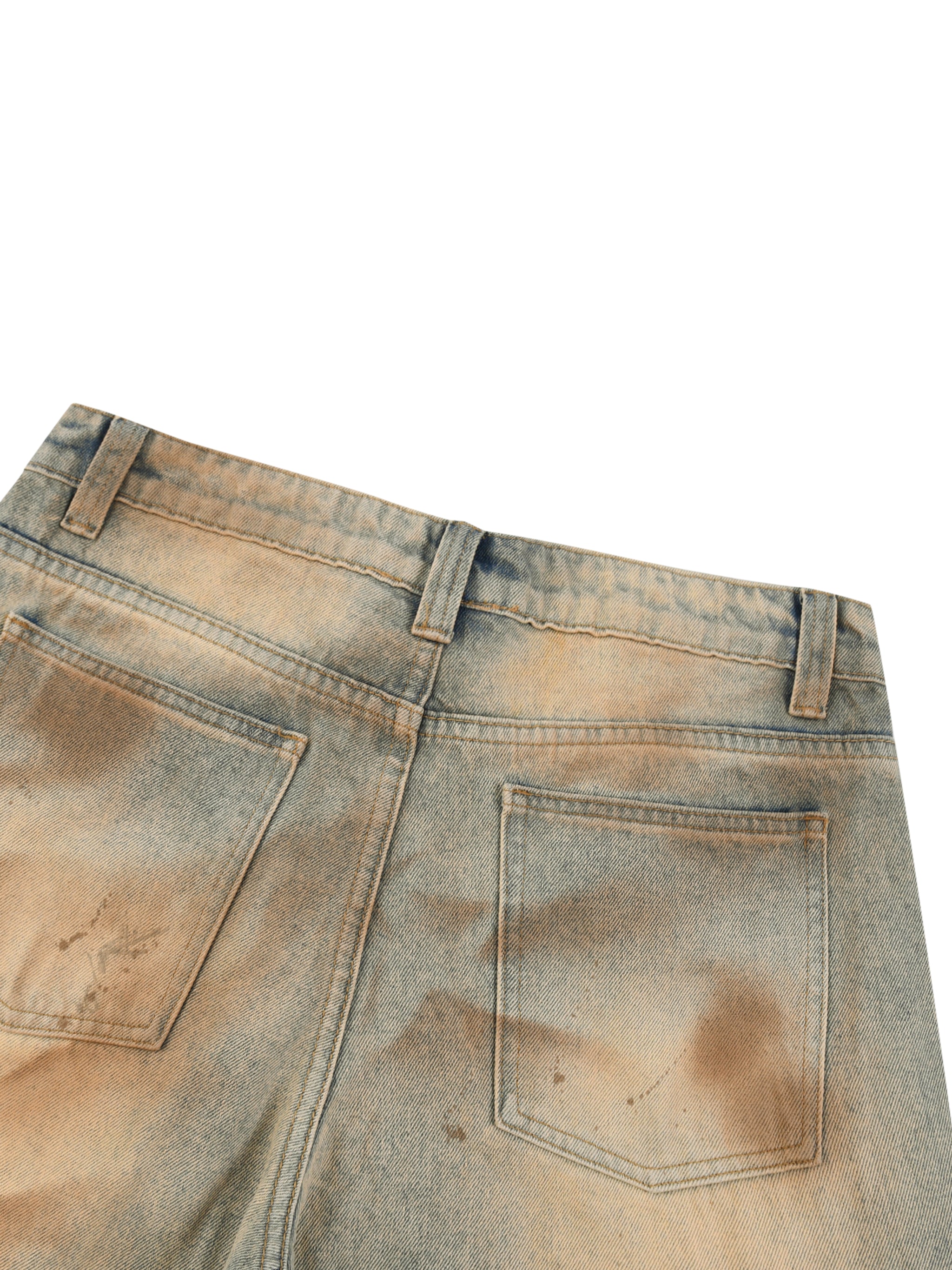 RisenRetro X Men’s Vintage Wash Barrel Leg Jeans