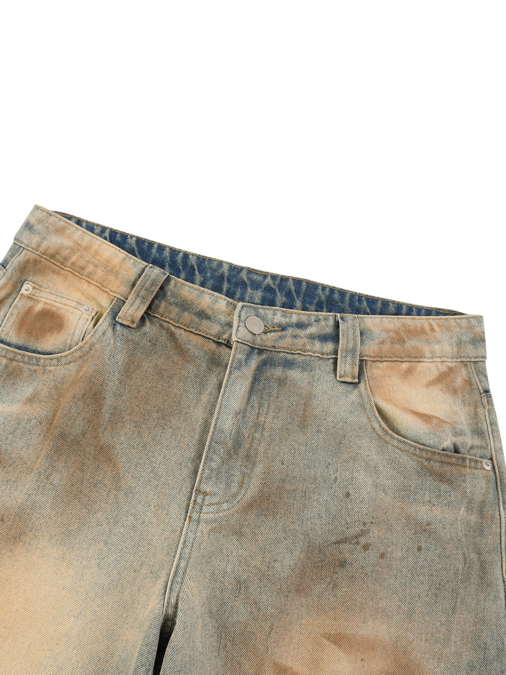 RisenRetro X Men’s Vintage Wash Barrel Leg Jeans