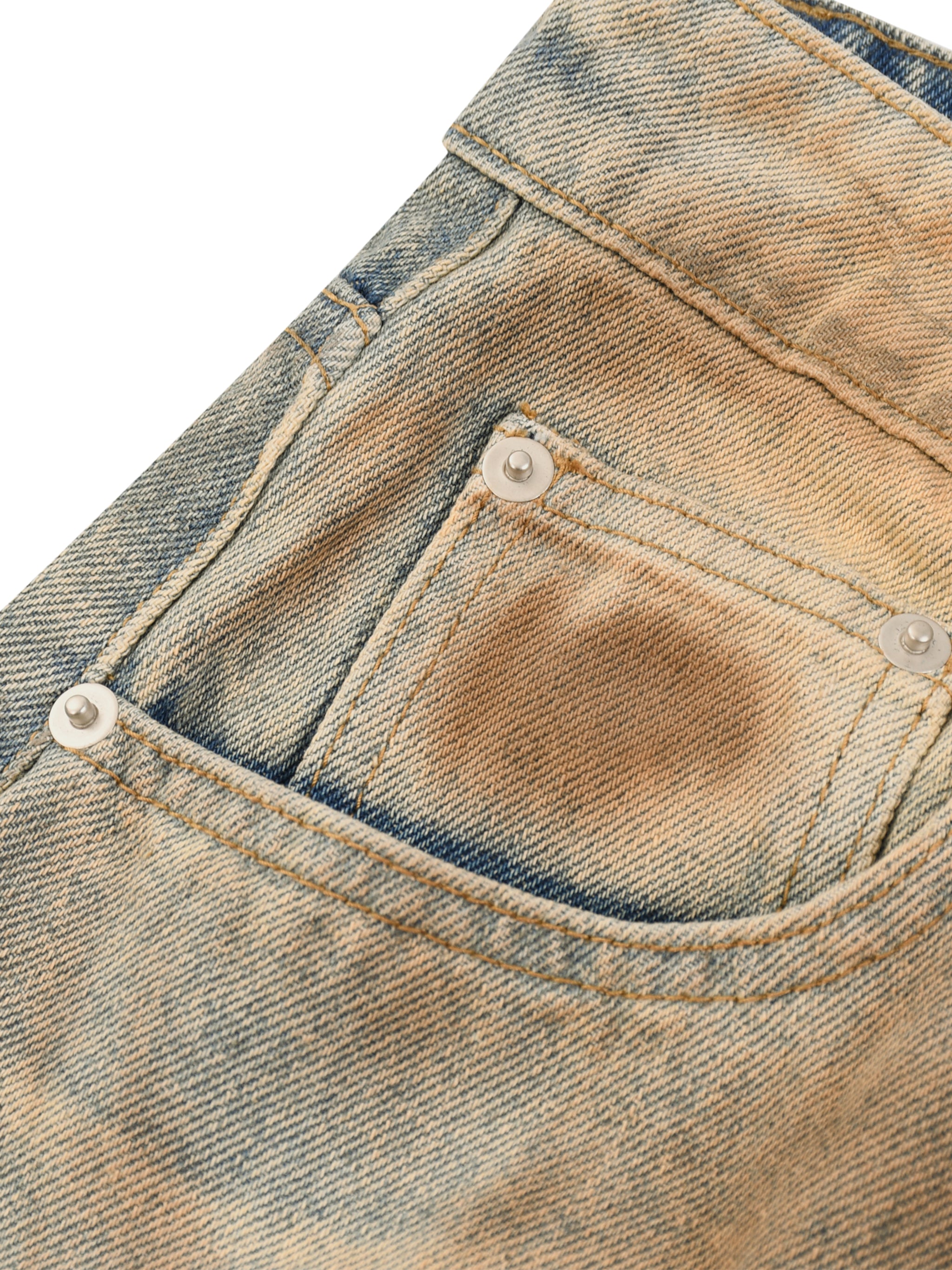 RisenRetro X Men’s Vintage Wash Barrel Leg Jeans
