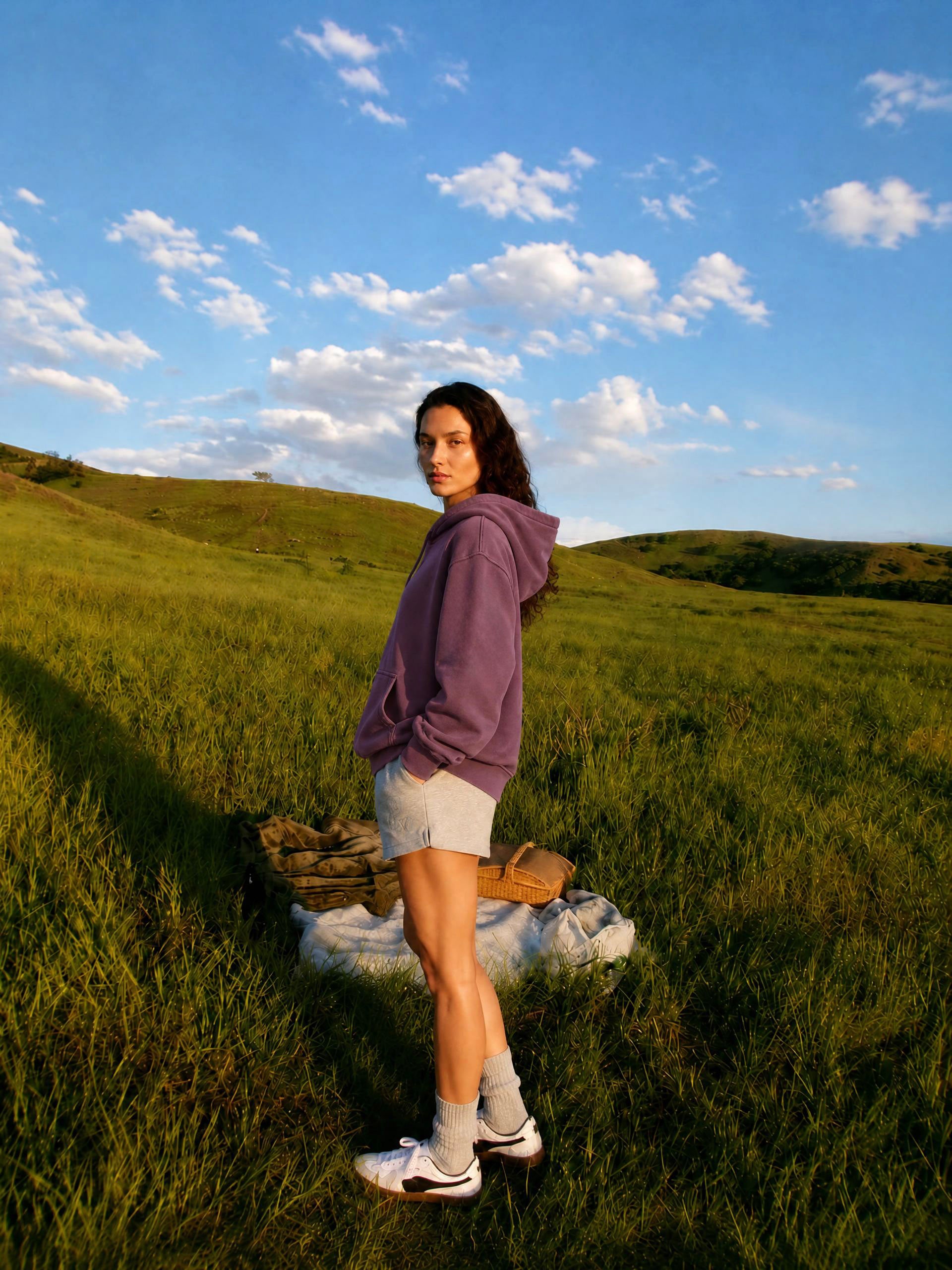 Savage Bloom X RisenRetro Unisex Snow Wash Fleece Oversize Hoodie