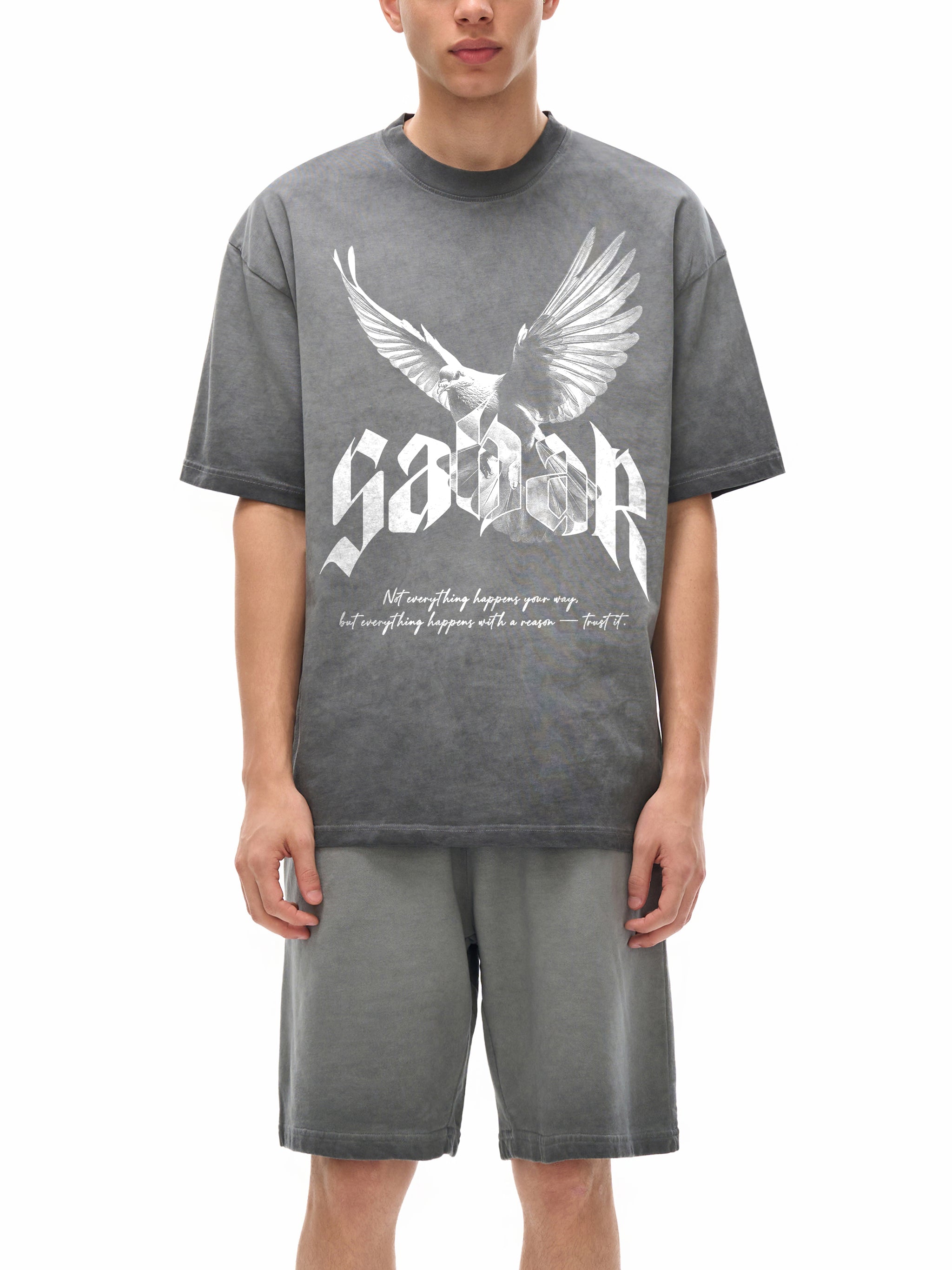 SABAR X RisenRetro Reverse Dyed Loose Cotton T-Shirt