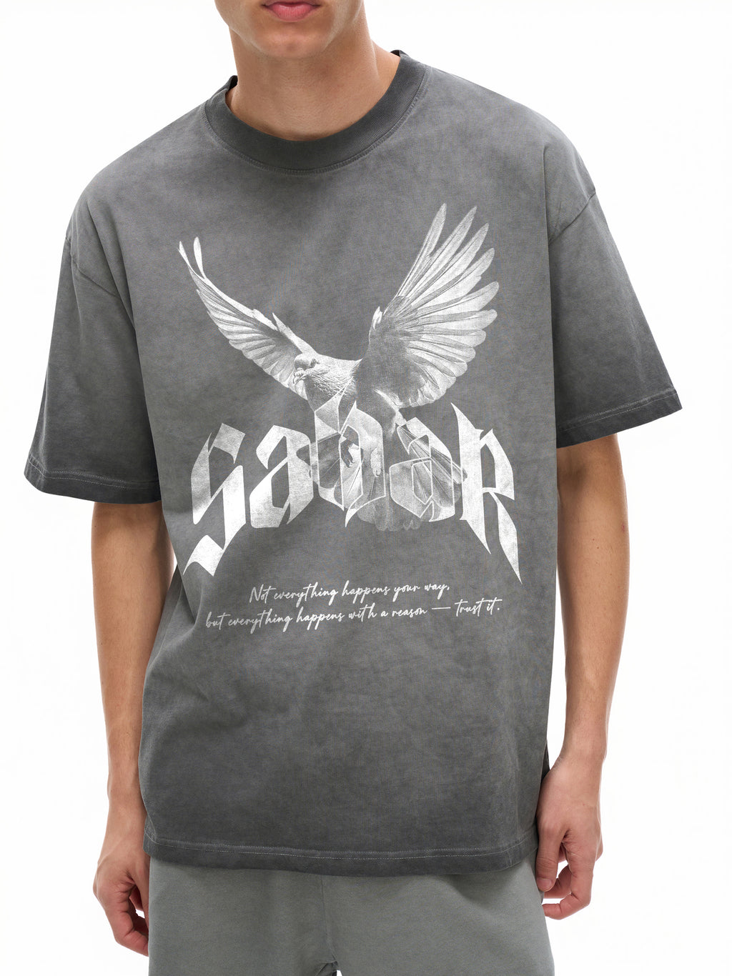 SABAR X RisenRetro Reverse Dyed Loose Cotton T-Shirt