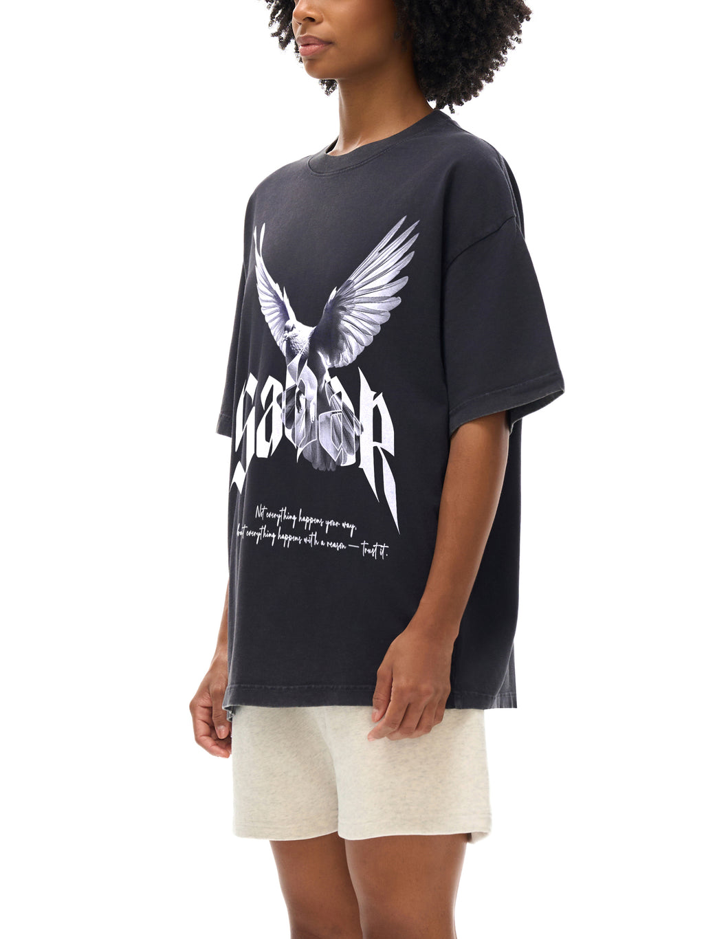 SABAR X RisenRetro Reverse Dyed Loose Cotton T-Shirt
