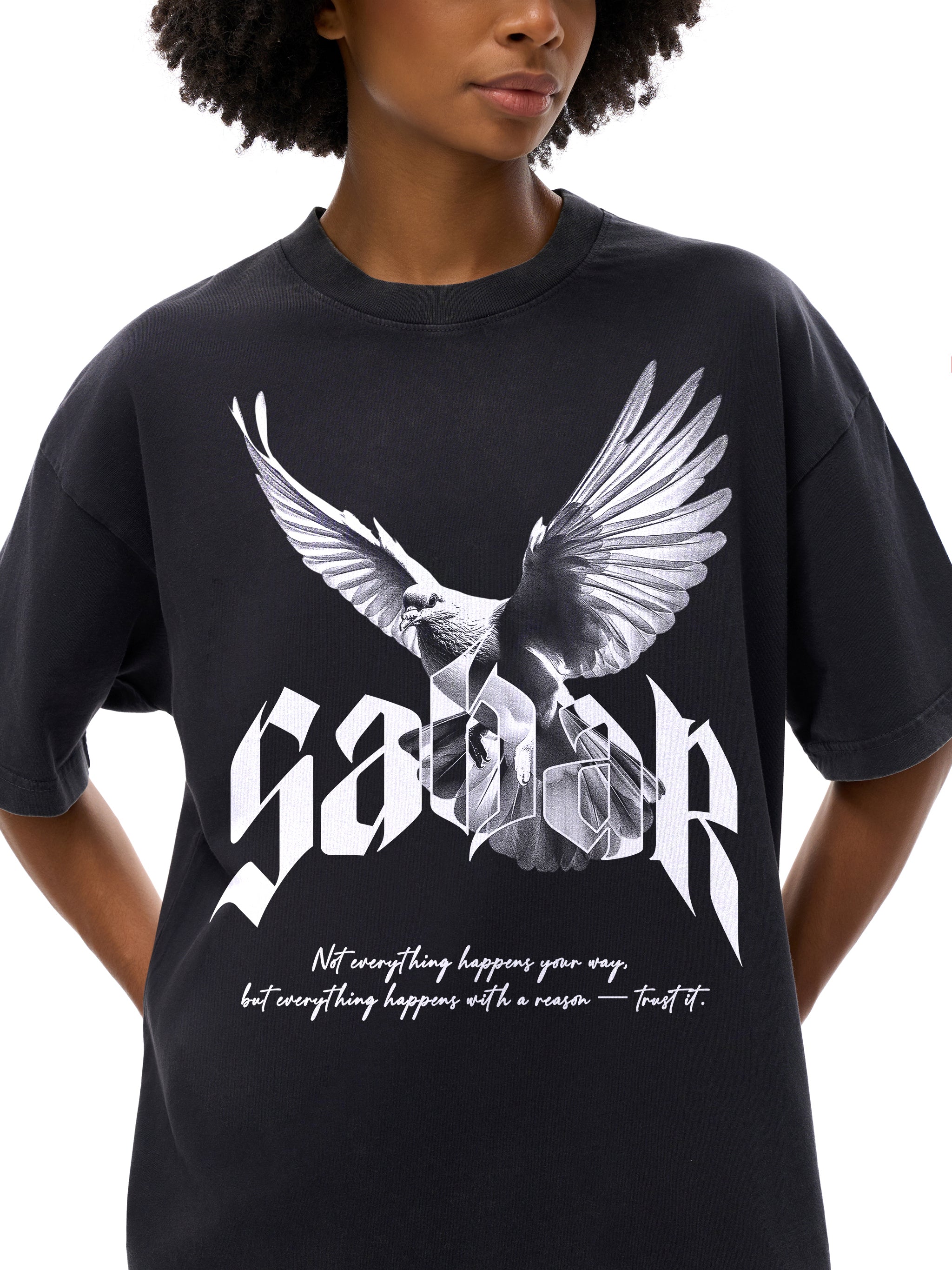 SABAR X RisenRetro Reverse Dyed Loose Cotton T-Shirt